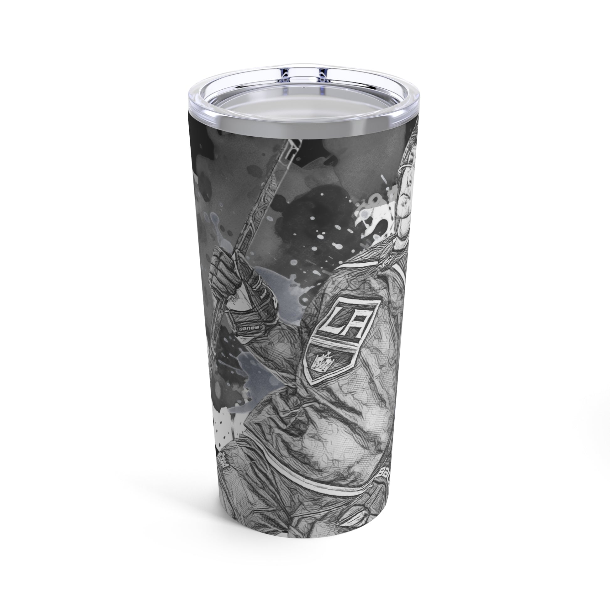 LOS ANGELES KINGS 9 Adrian Kempe Tumbler 20oz front