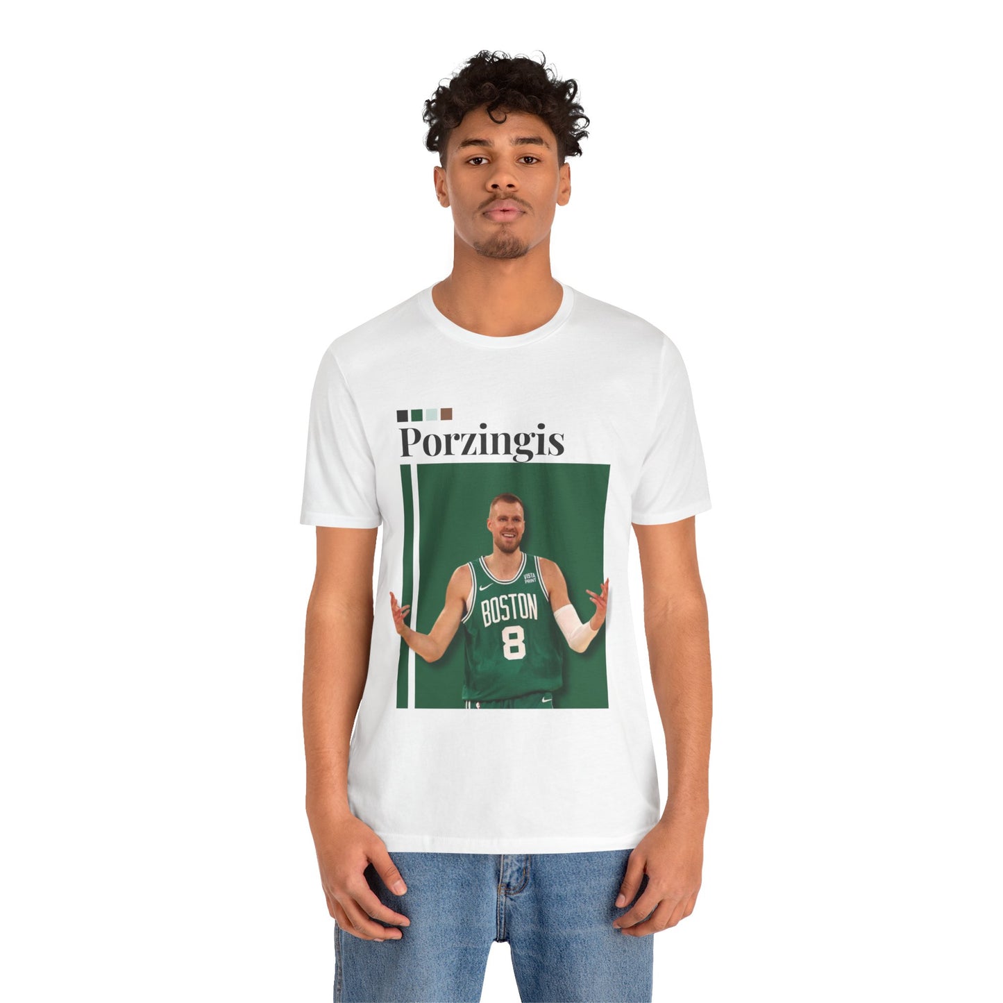 NBA All-Star Kristaps Porzingis Graphic Streetwear Tee