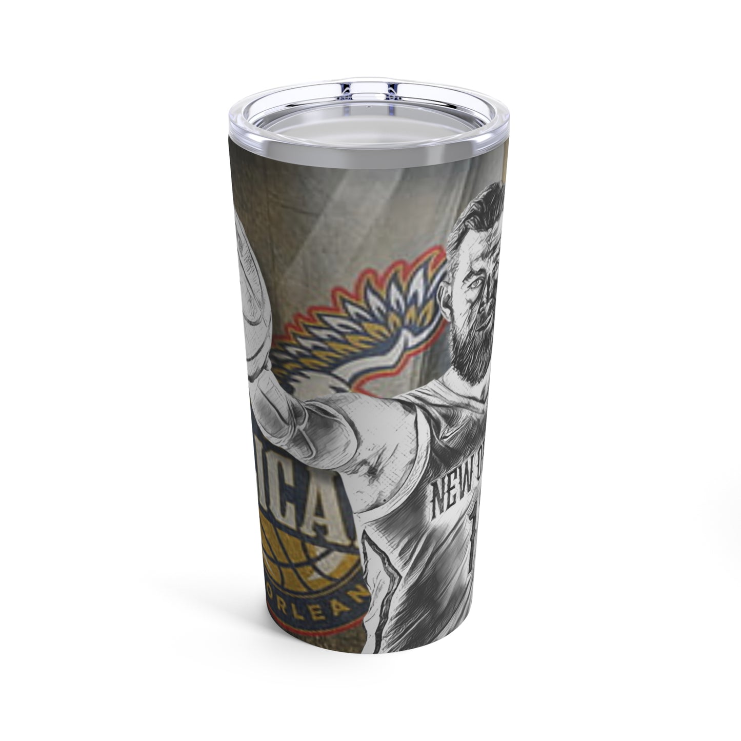 New Orleans Pelicans 17 Jonas Valanciunas Tumbler 20oz