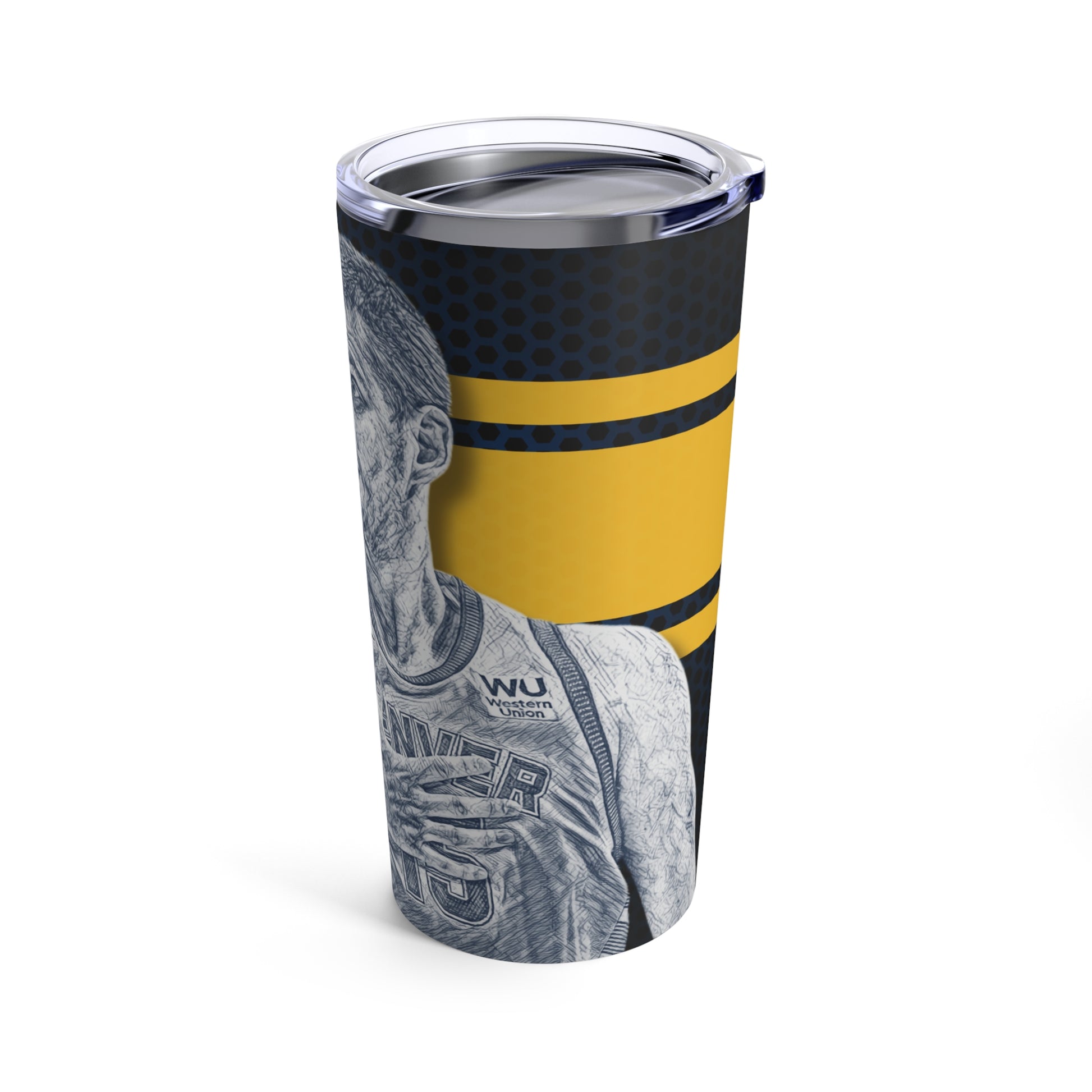 Denver Nuggets 15 Nikola Jokic Tumbler 20oz right