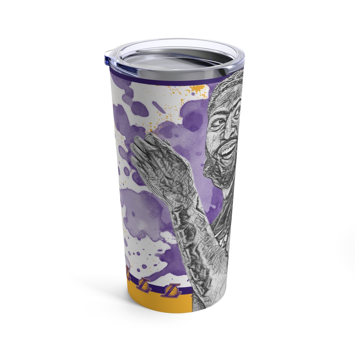 LOS ANGELES LAKERS 3 ANTHONY DAVIS Tumbler 20oz left