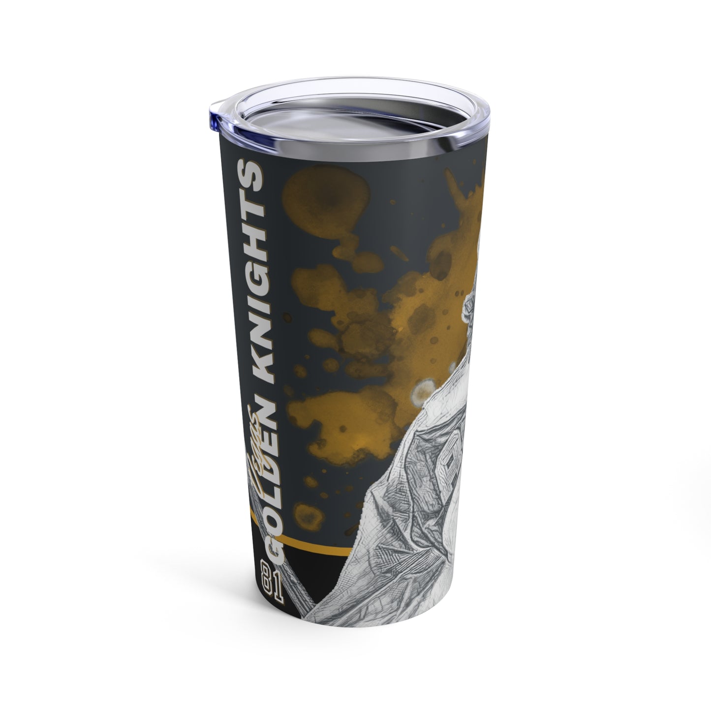 Vegas Golden Knights 81 JONATHAN MARCHESSAULT Tumbler 20oz left