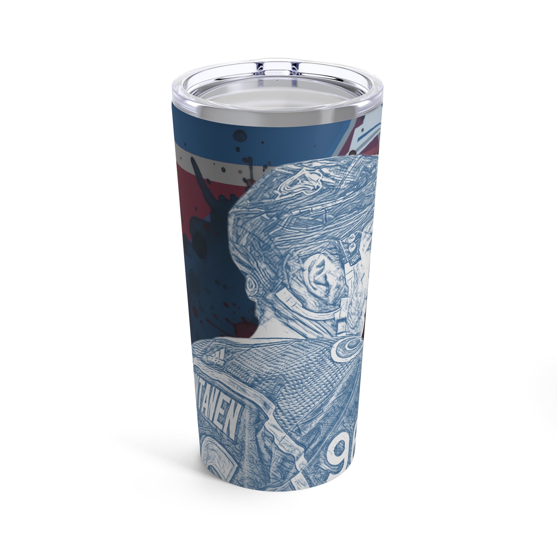 COLORADO AVALANCHE 96 MIKKO RANTANEN Tumbler 20oz front