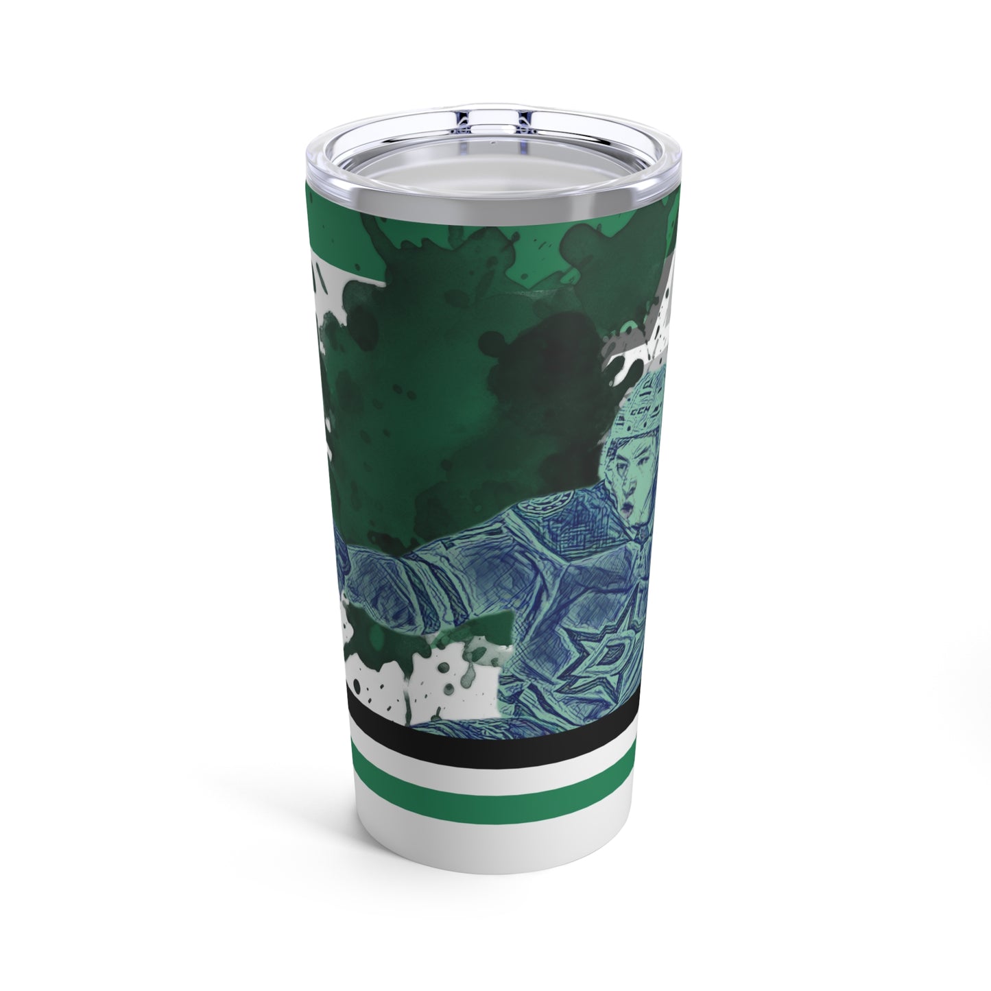 DALLAS STARS 21 JASON ROBERTSON Tumbler 20oz left