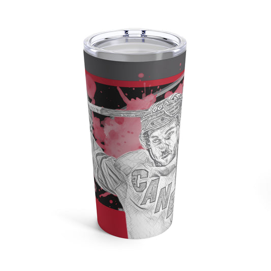 CAROLINA HURRICANES 58 MICHAEL BUNTING Tumbler 20oz front