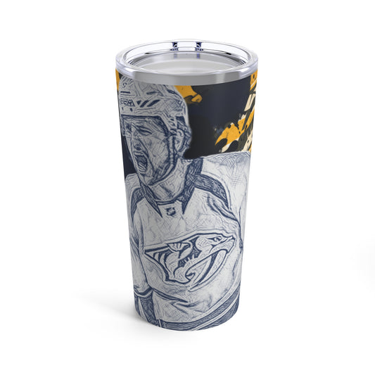 NASHVILLE PREDATORS 9 FILIP FORSBERG Tumbler 20oz front