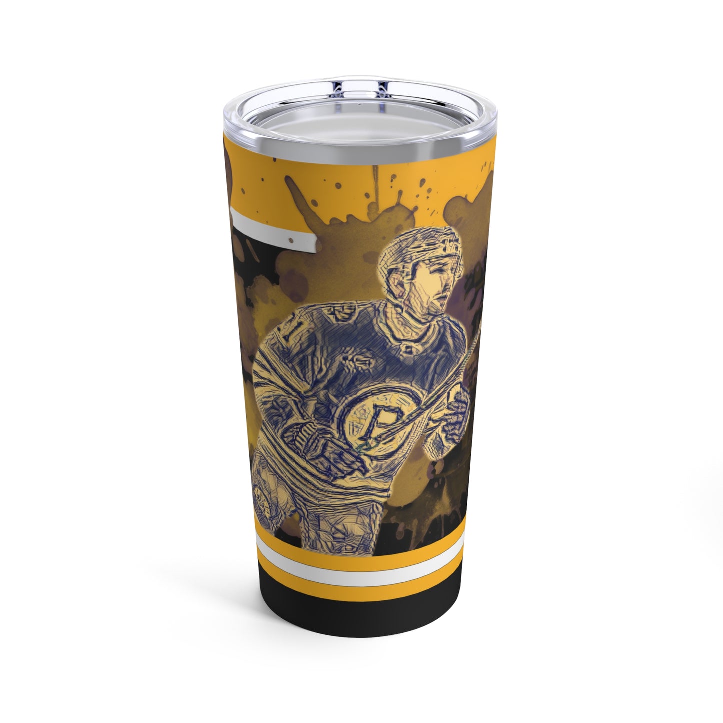 Boston Bruins 21 JAMES VAN RIEMSDYK Tumbler 20oz front