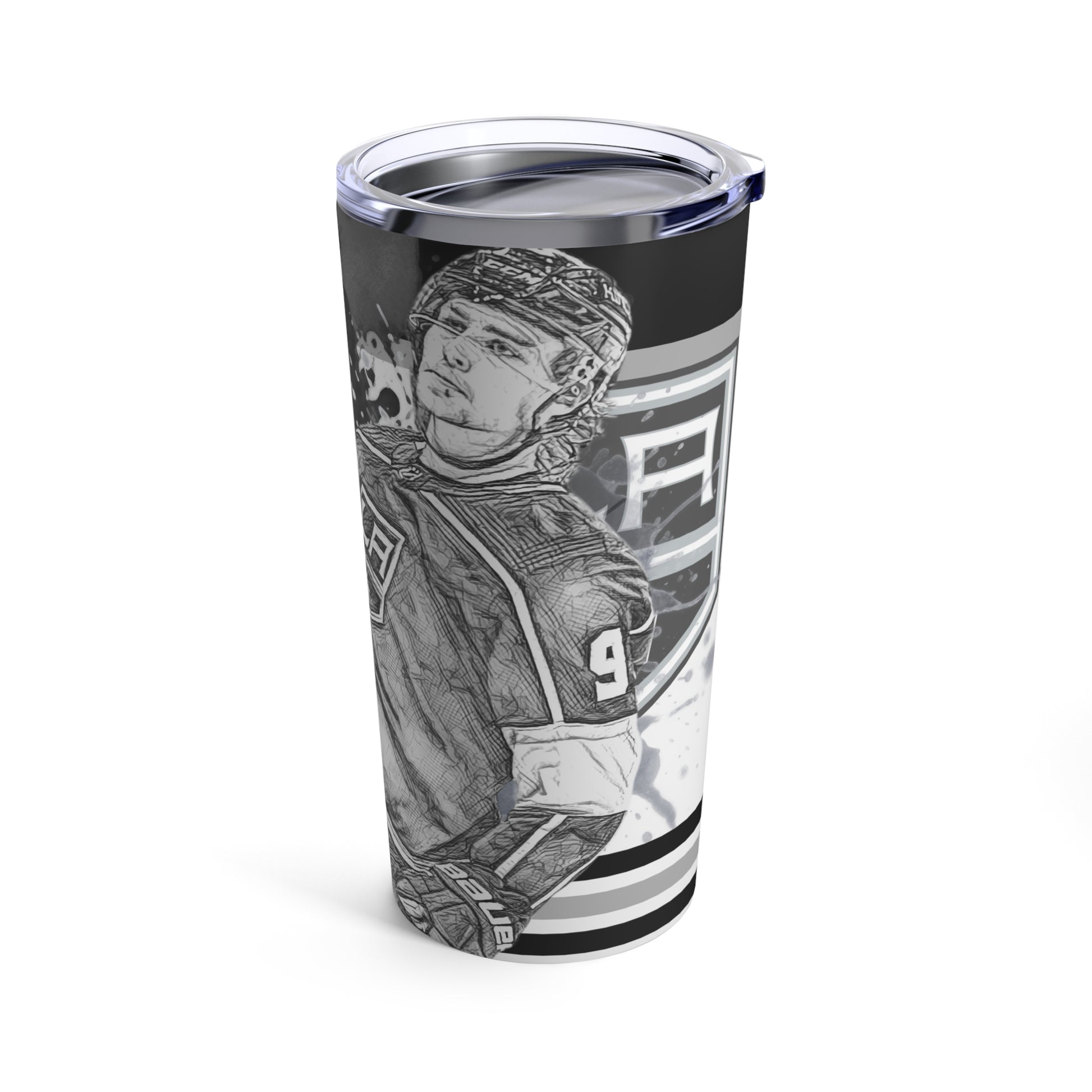 LOS ANGELES KINGS 9 Adrian Kempe Tumbler 20oz right