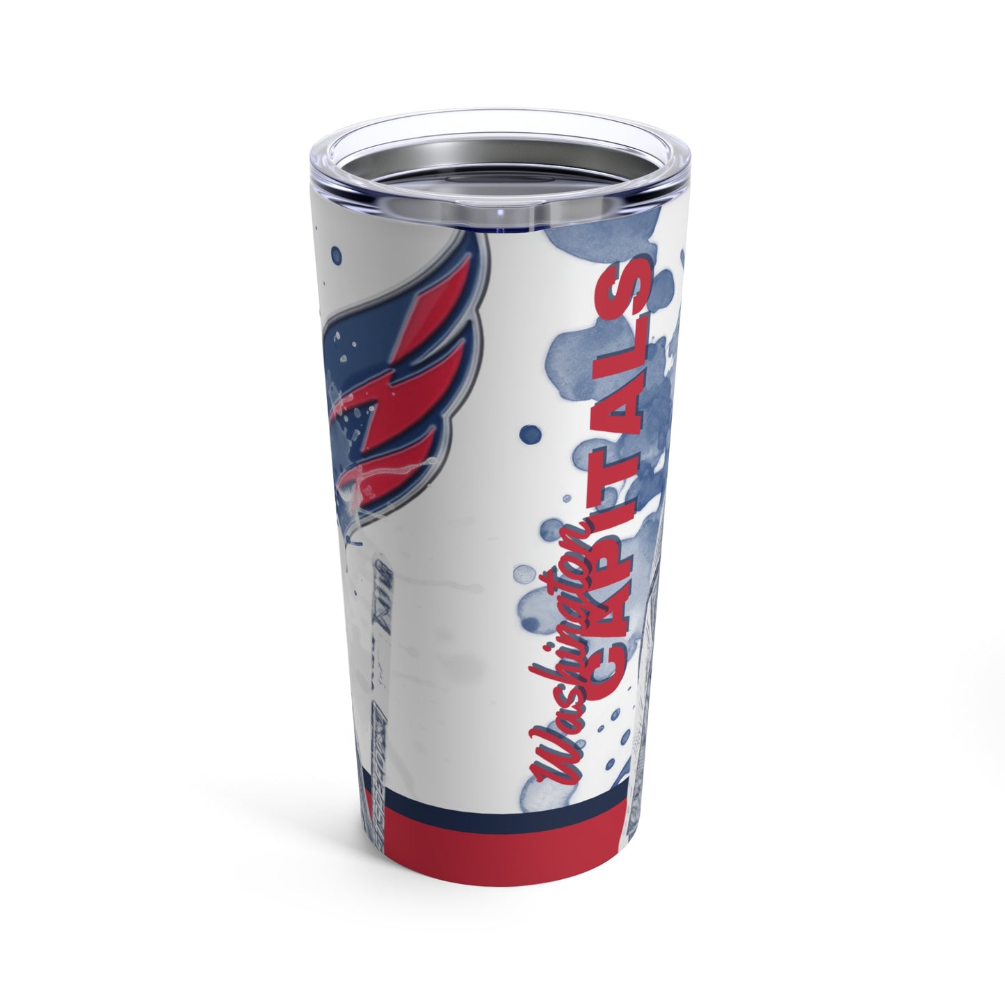 WASHINGTON CAPITALS 29 HENDRIX LAPIERRE Tumbler 20oz back