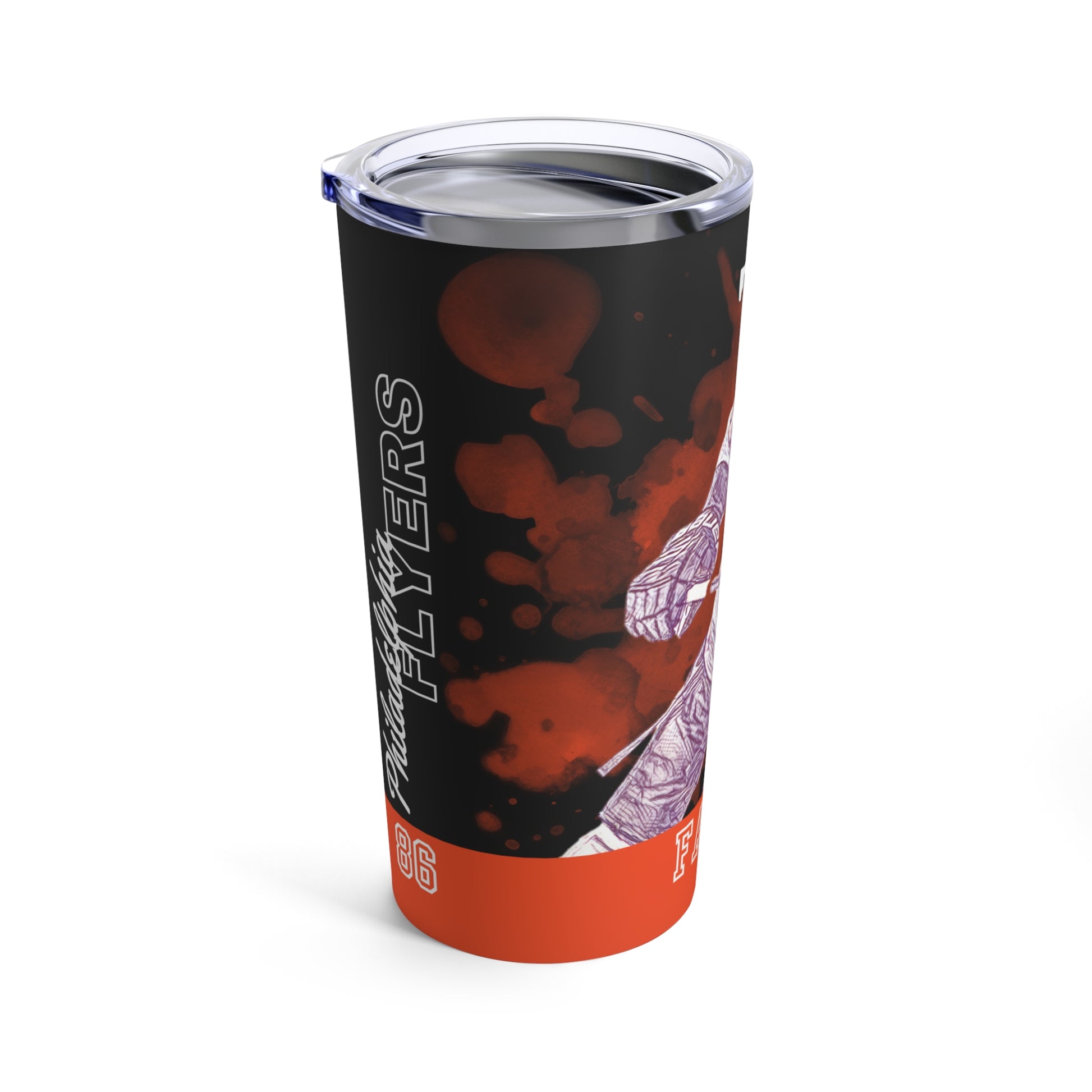 PHILADELPHIA FLYERS 86 JOEL FARABEE Tumbler 20oz left