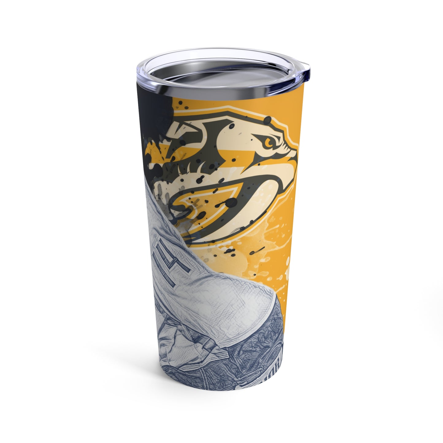 NASHVILLE PREDATORS 14 GUSTAV NYQUIST Tumbler 20oz right