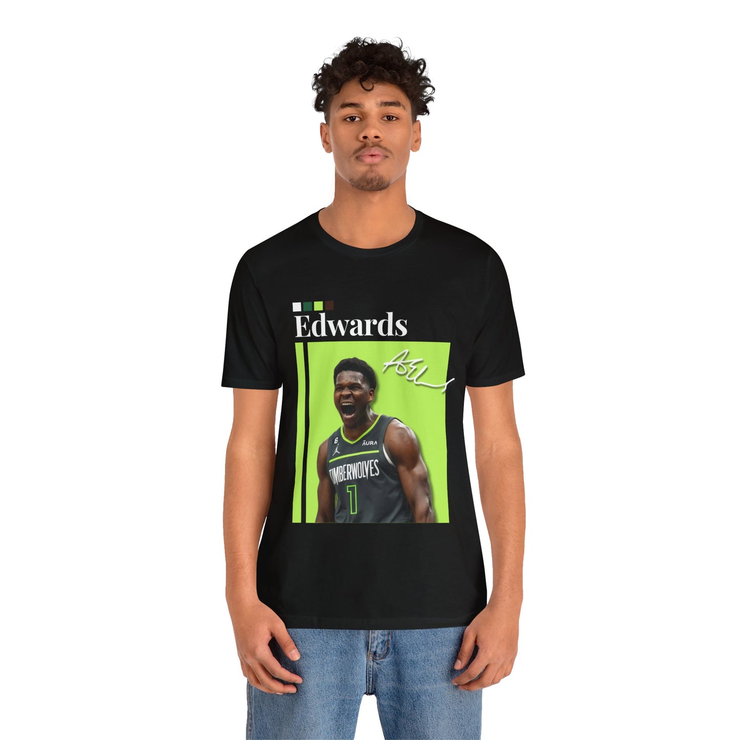 NBA All-Star Anthony Edwards Graphic Streetwear Tee