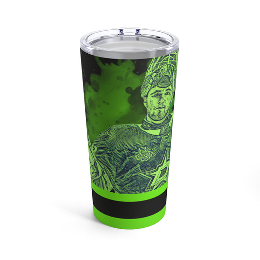 DALLAS STARS 29 Jake Oettinger Tumbler 20oz