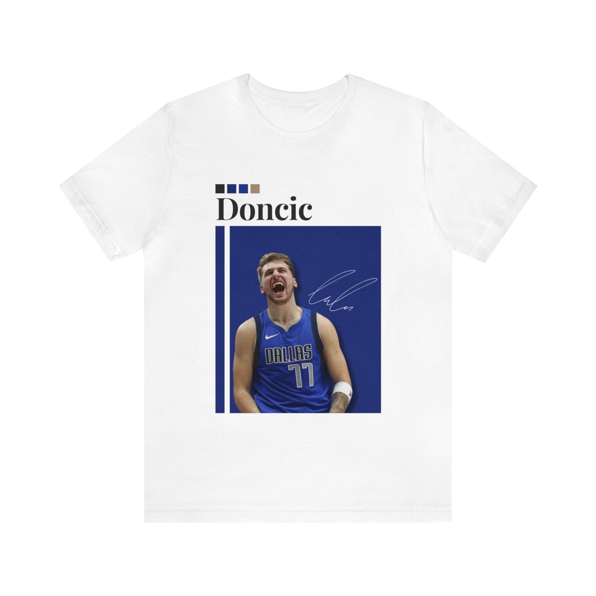 NBA All-Star Luka Doncic Streetwear Tee white tshirt