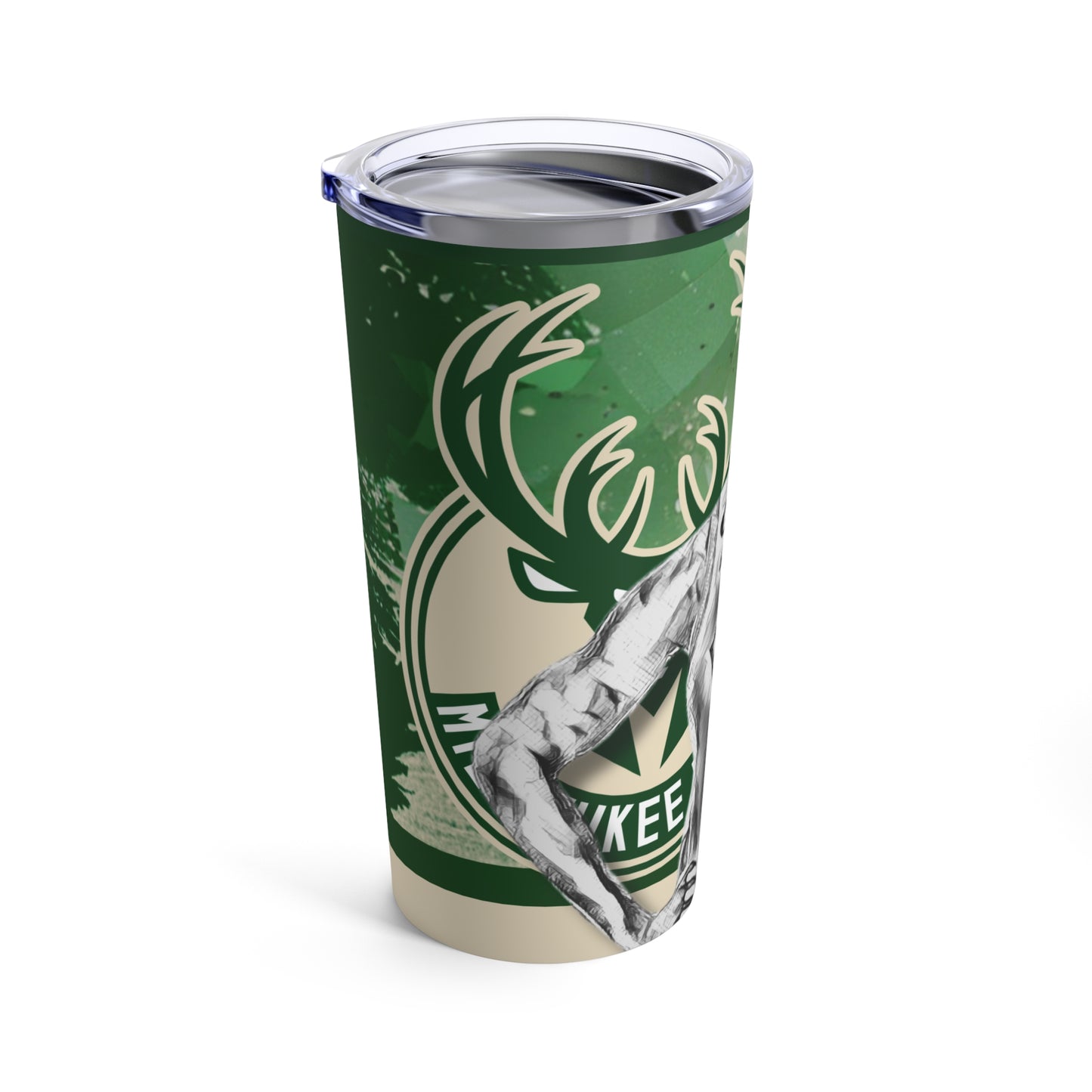 MILWAUKEE BUCKS 21 Patrick Beverley Tumbler 20oz left