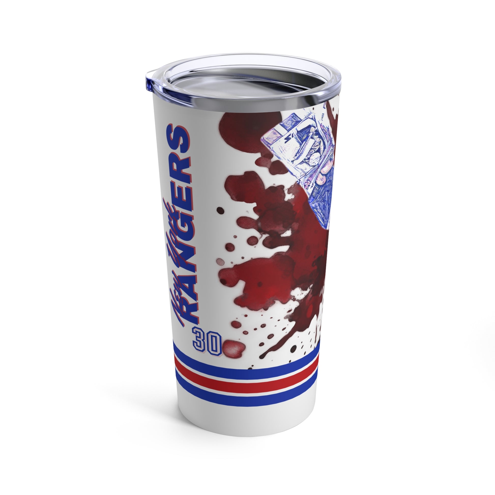 NEW YORK RANGERS 30 HENRIK LUNDQVIST Tumbler 20oz right