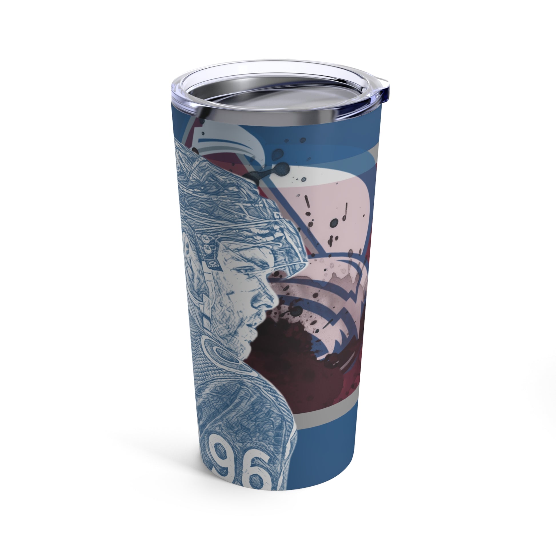 COLORADO AVALANCHE 96 MIKKO RANTANEN Tumbler 20oz right