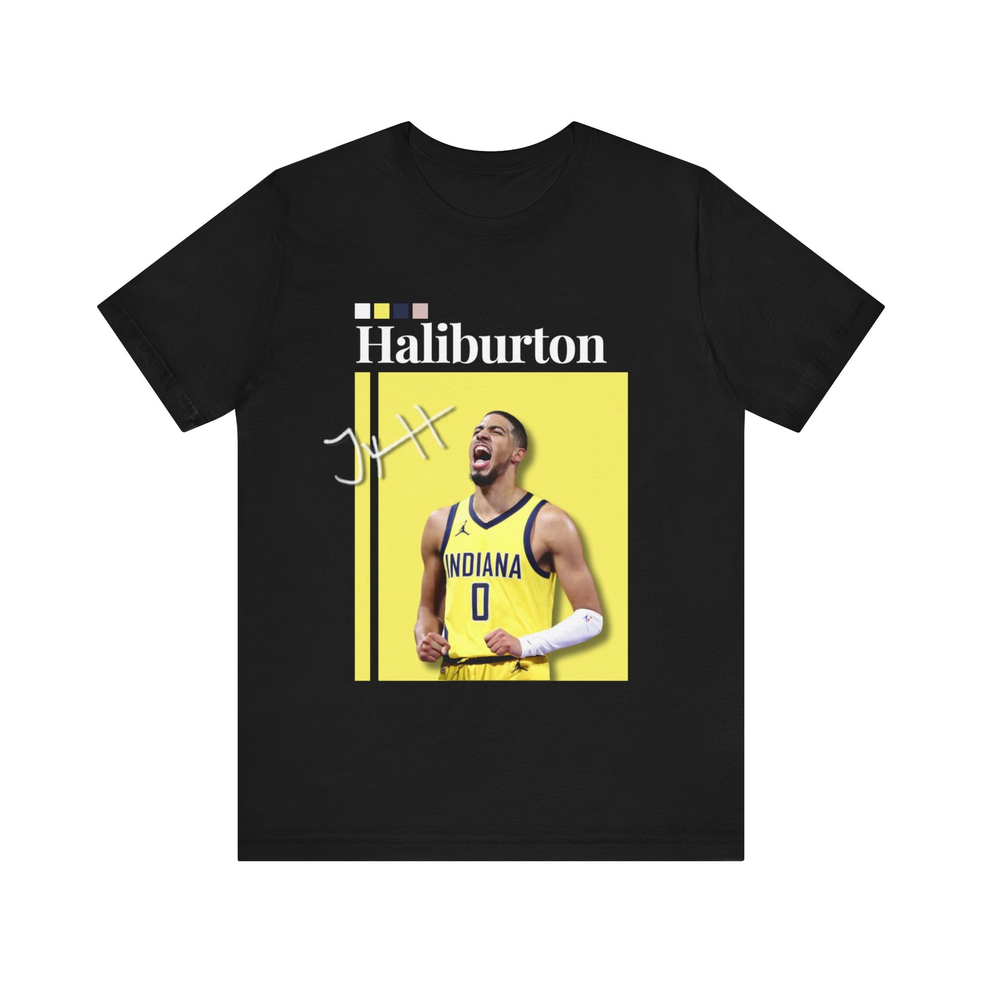 All-Star Tyrese Haliburton Graphic Streetwear Tee black