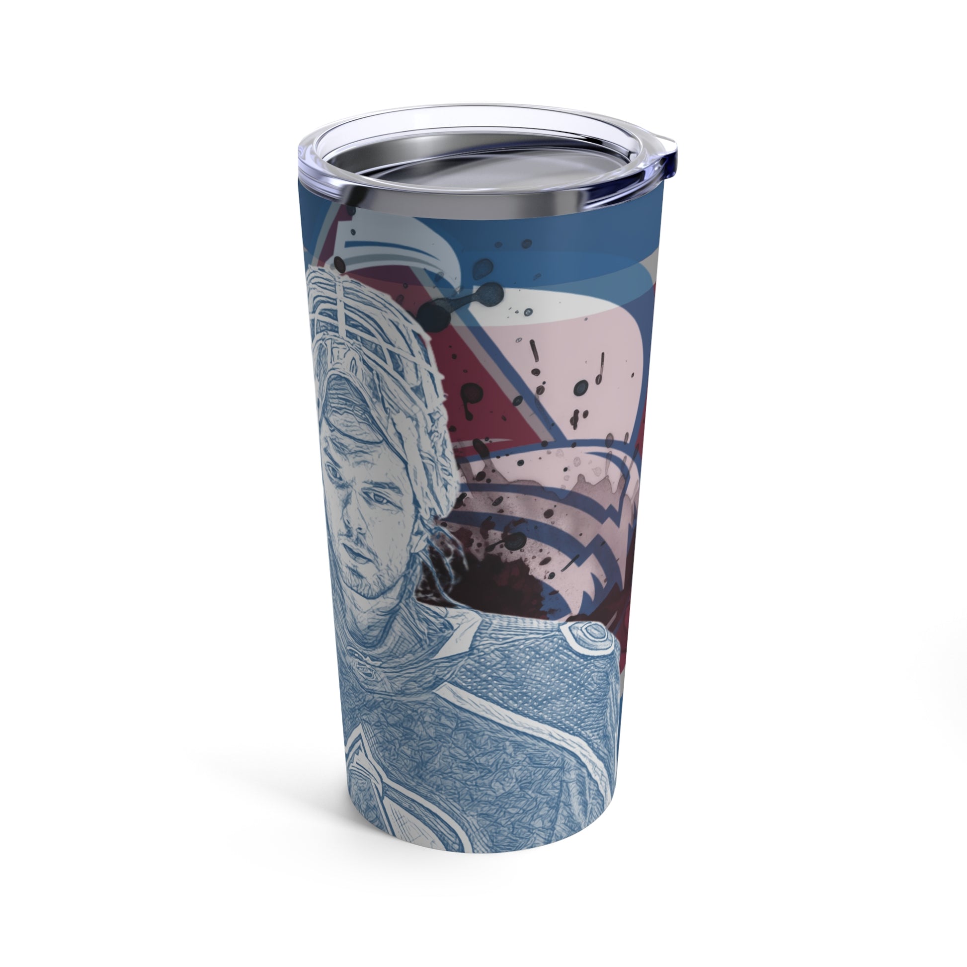 COLORADO AVALANCHE 40 ALEXANDAR GEORGIEV Tumbler 20oz right