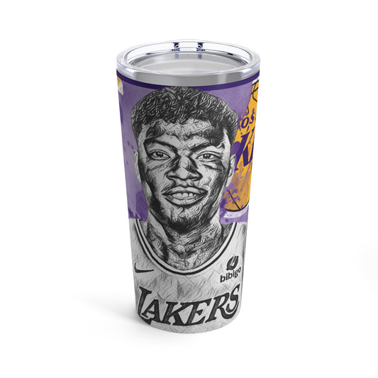 LOS ANGELES LAKERS 28 RUI HACHIMURA Tumbler 20oz front