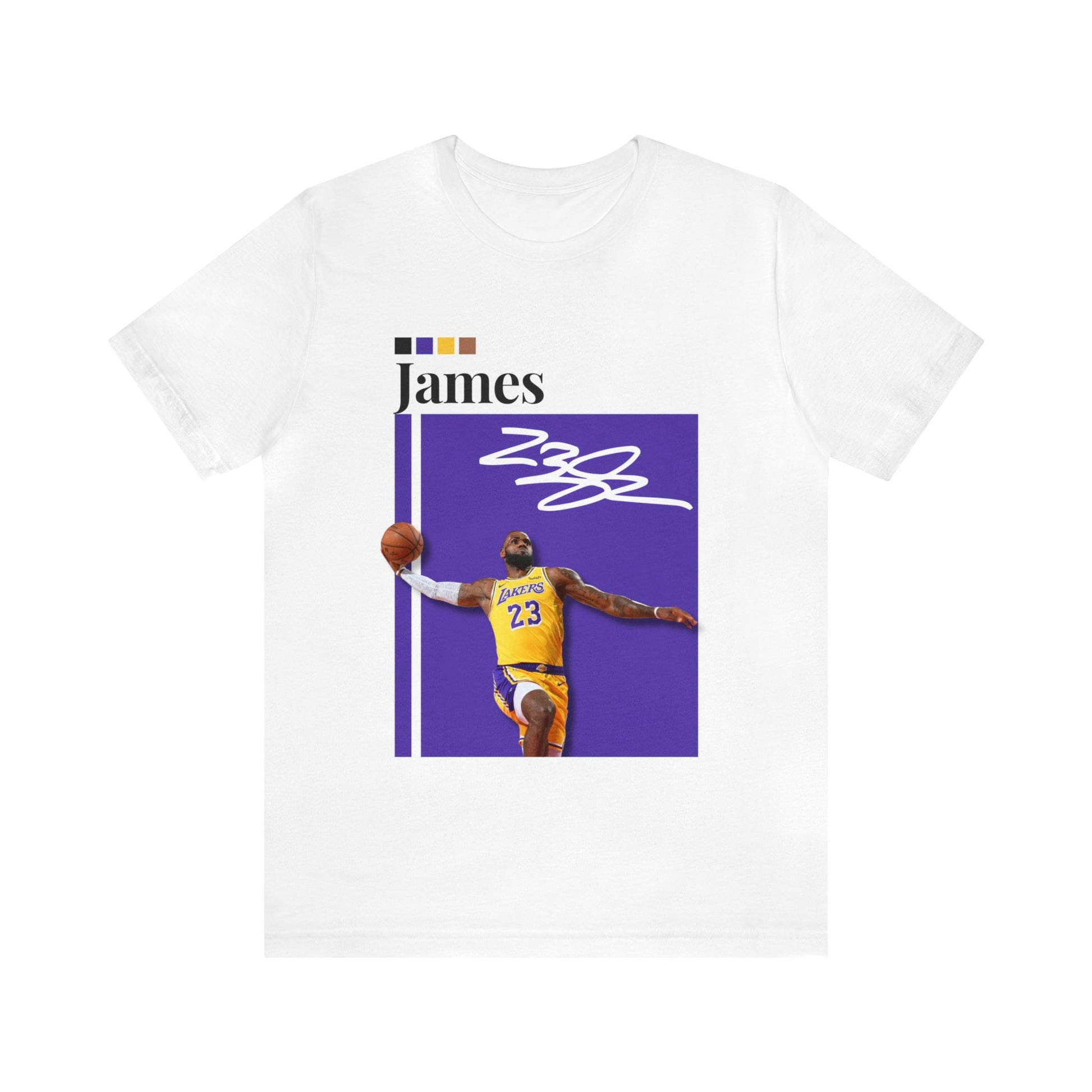NBA All-Star Lebron James Graphic Streetwear Tee white