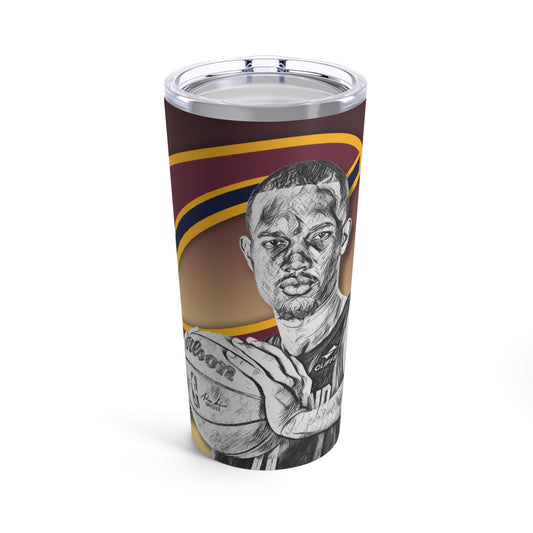 Cleveland Cavaliers 4 Evan Mobley Tumbler 20oz front