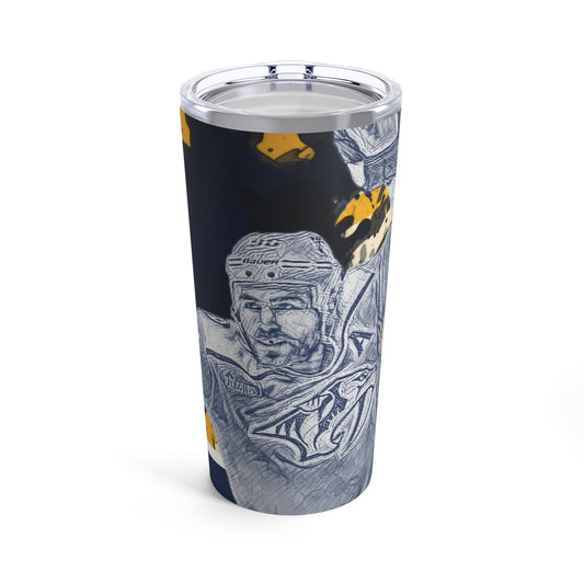 NASHVILLE PREDATORS 90 RYAN O'REILLY Tumbler 20oz front