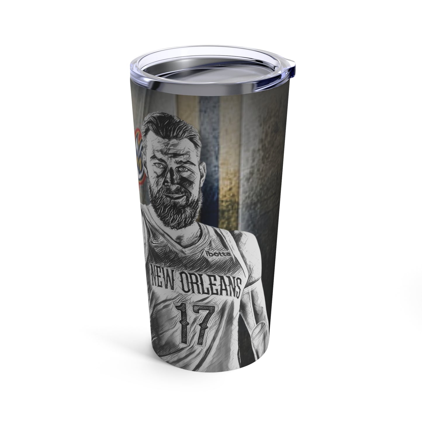 New Orleans Pelicans 17 Jonas Valanciunas Tumbler 20oz