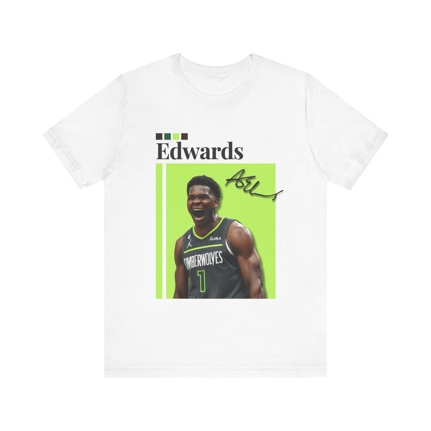 NBA All-Star Anthony Edwards Graphic Streetwear Tee