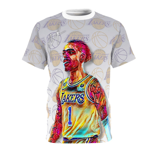 NBA All-Star D'Angelo Russell AOP Graphic Tee front