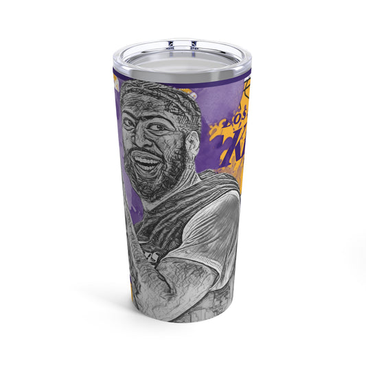 LOS ANGELES LAKERS 3 ANTHONY DAVIS Tumbler 20oz front