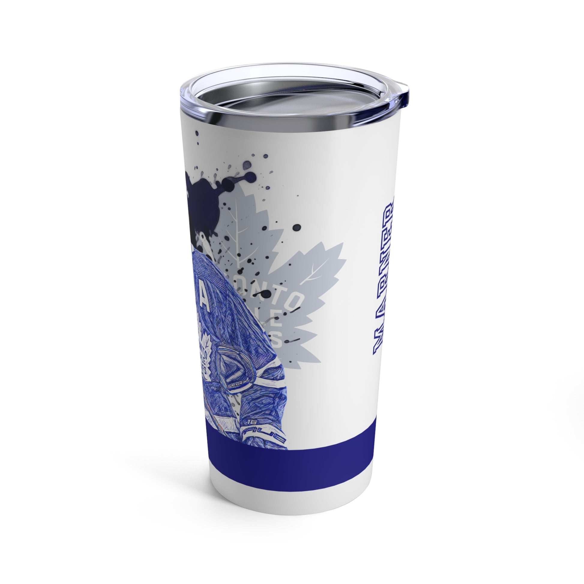 TORONTO MAPLE LEAFS 16 MITCH MARNER Tumbler 20oz right