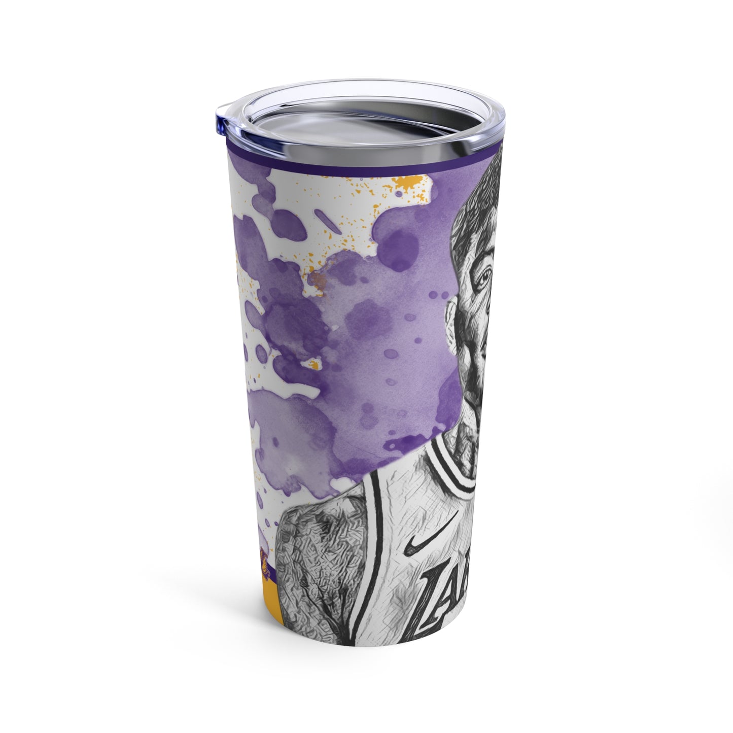 LOS ANGELES LAKERS 28 RUI HACHIMURA Tumbler 20oz left