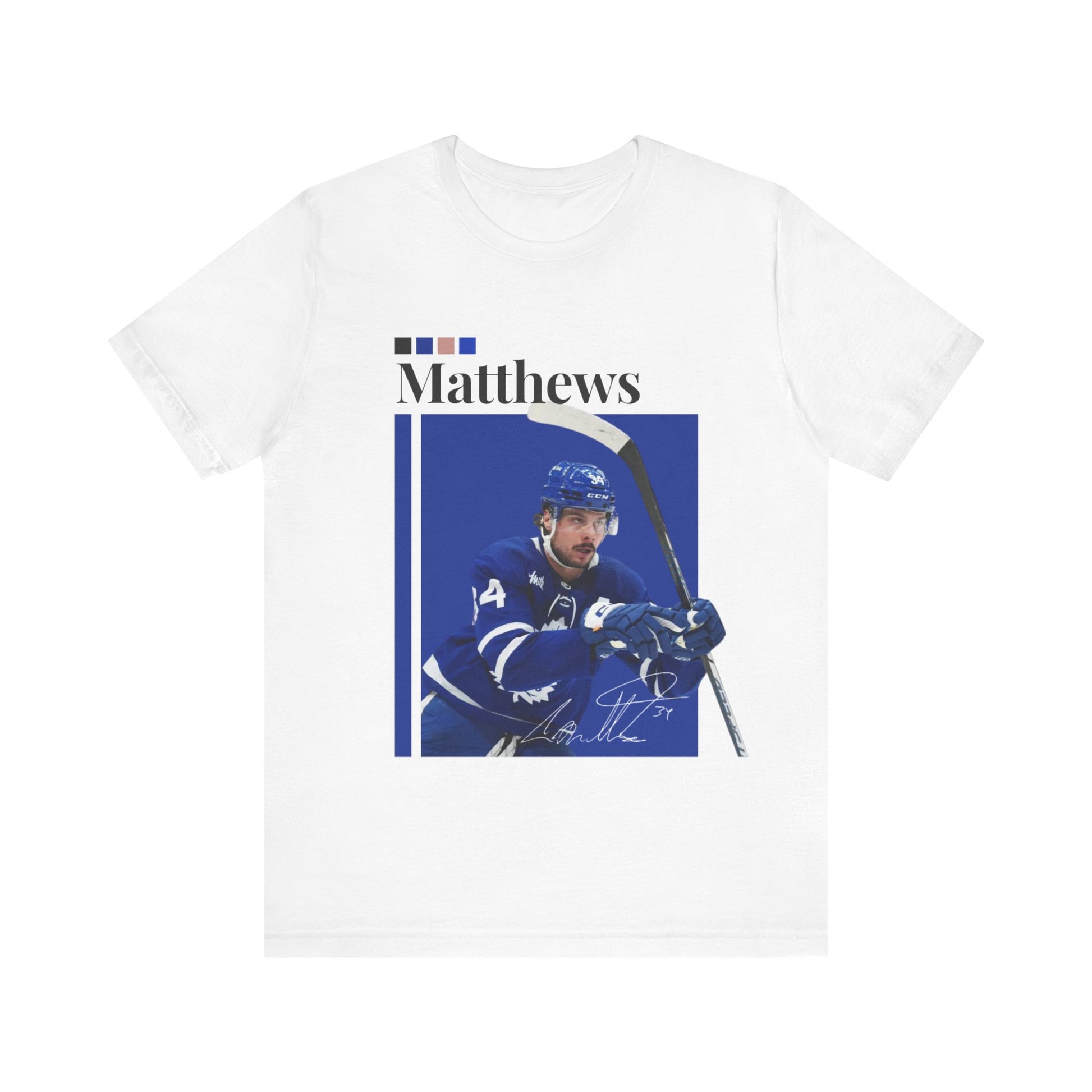 NHL All-Star Auston Matthews Graphic Streetwear Tee white