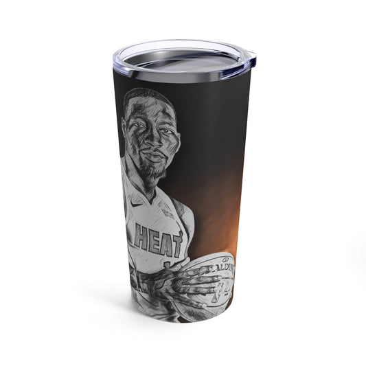 Miami Heat 13 Bam Adebayo Tumbler 20oz