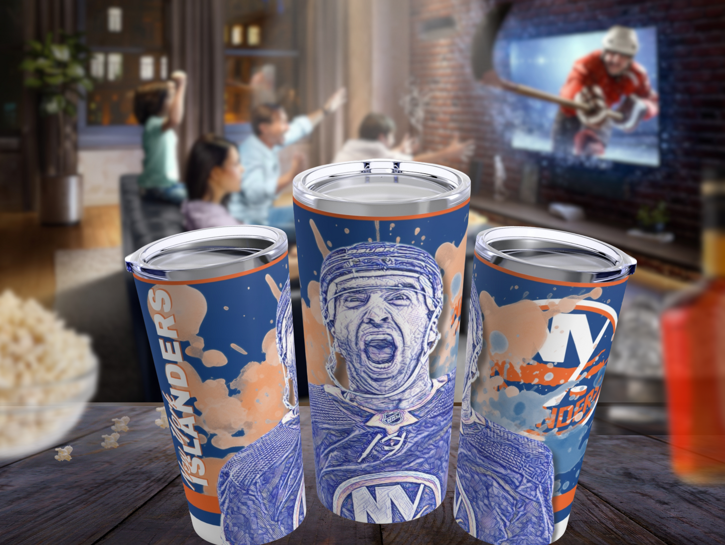 New York Islanders 21 Kyle Palmieri Tumbler 20oz																							 Tumbler 20oz