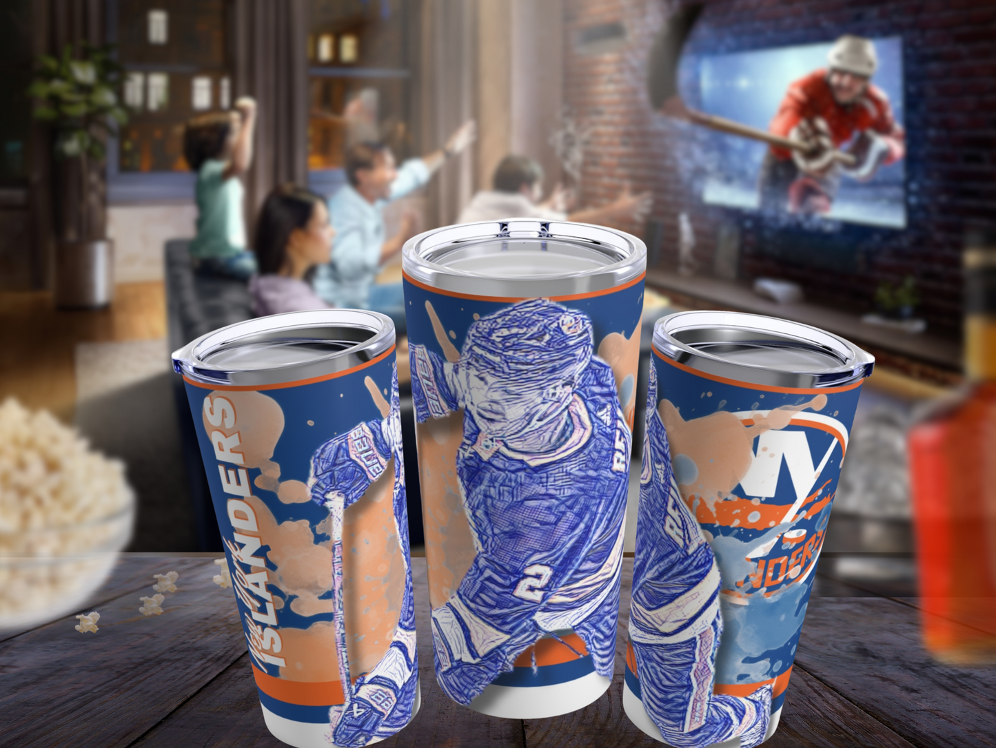 New York Islanders 2 Mike Reilly Tumbler 20oz																							 Tumbler 20oz