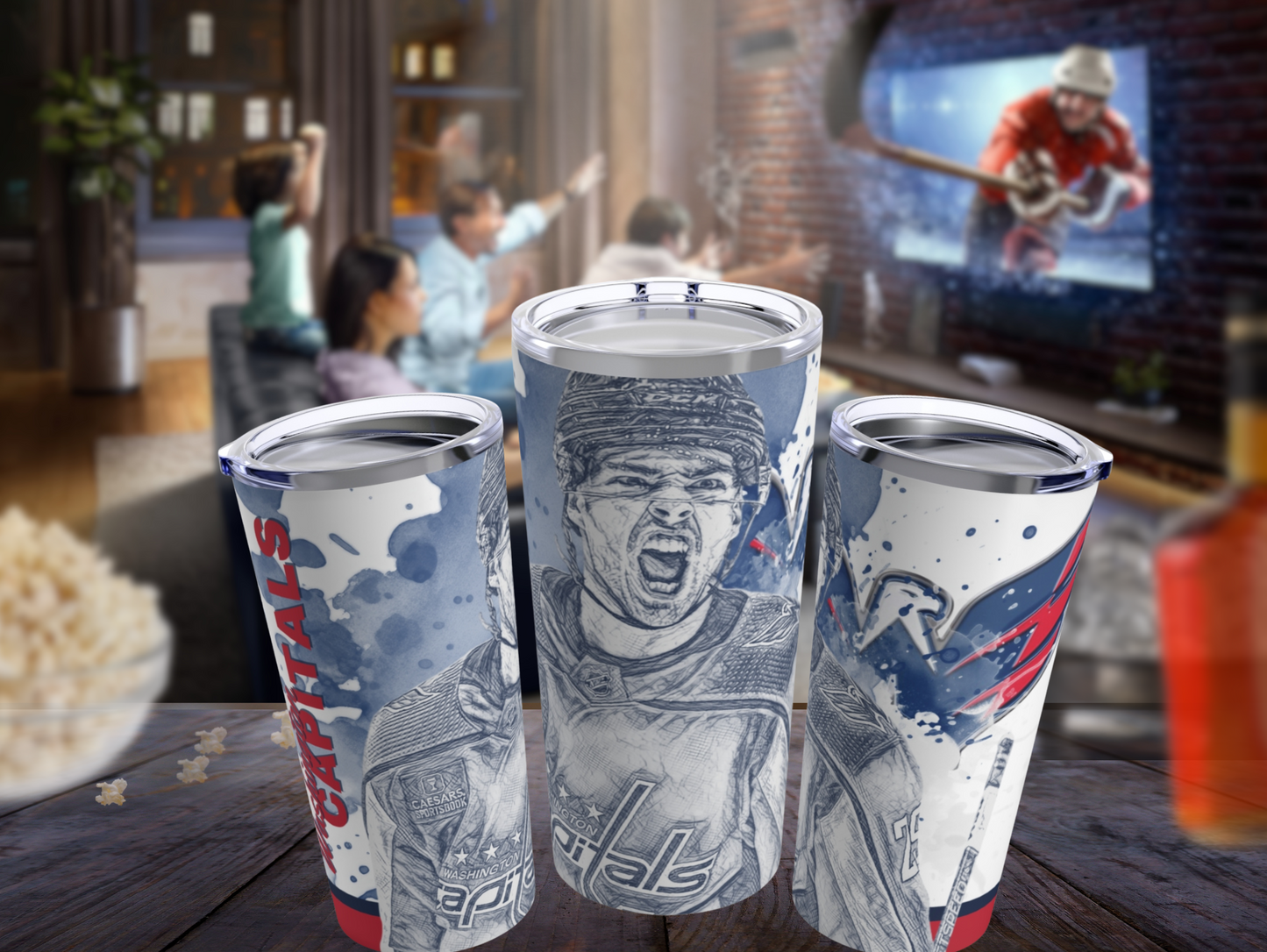 WASHINGTON CAPITALS 29 HENDRIX LAPIERRE Tumbler 20oz