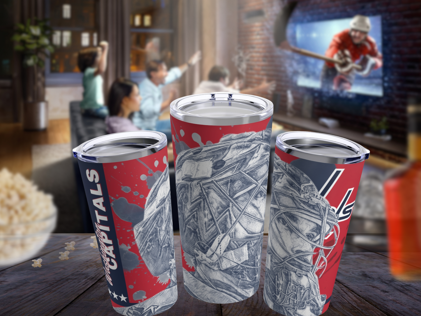 WASHINGTON CAPITALS 79 CHARLIE LINDGREN Tumbler 20oz