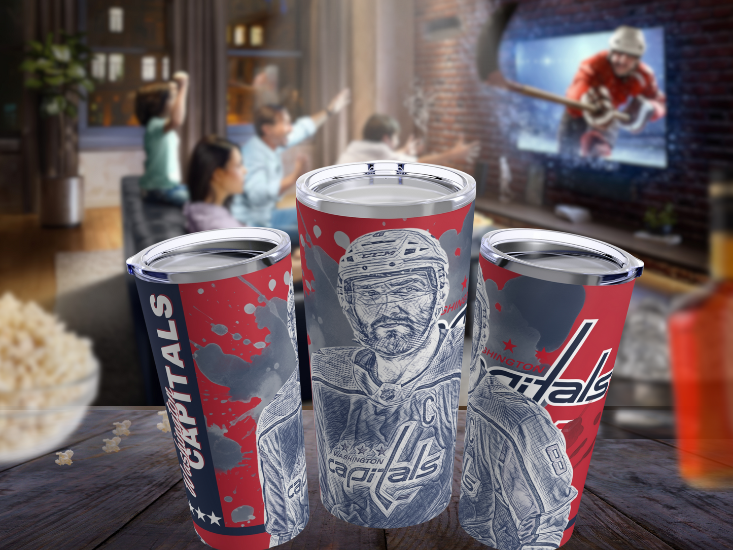 WASHINGTON CAPITALS 8 ALEXANDER OVECHKIN Tumbler 20oz