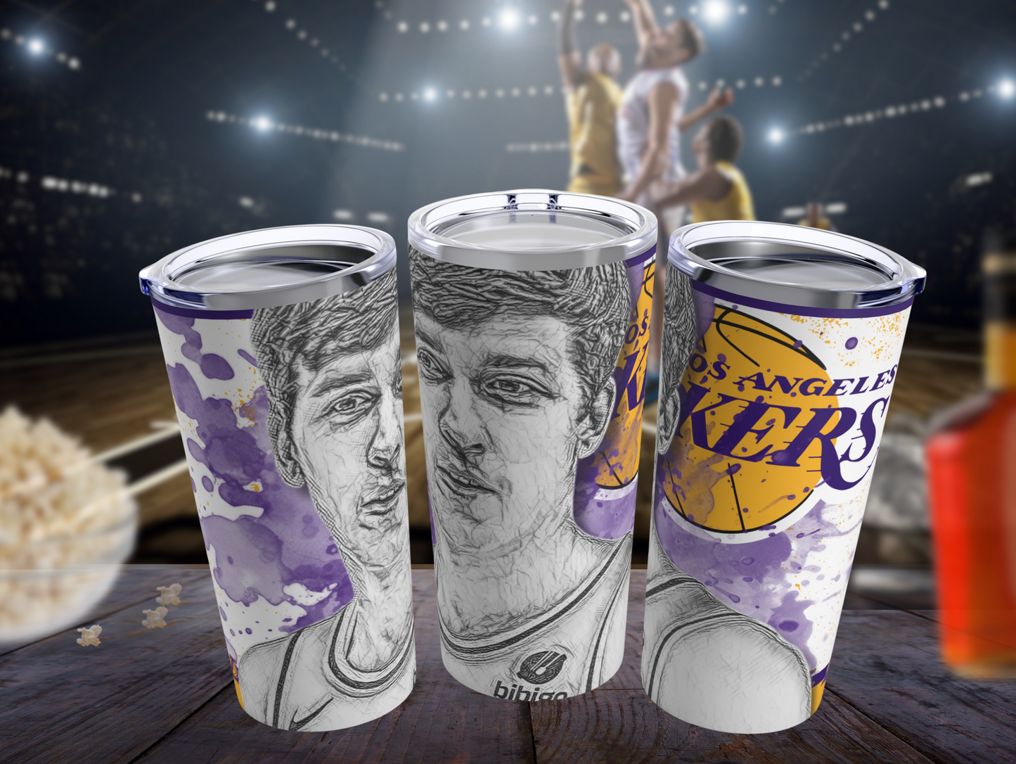 LOS ANGELES LAKERS 15 AUSTIN REAVES Tumbler 20oz